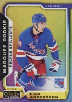 2018-19 O-Pee-Chee Platinum - Rainbow Color Wheel #158 Lias Andersson Front