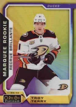 2018-19 O-Pee-Chee Platinum - Rainbow Color Wheel #196 Troy Terry Front