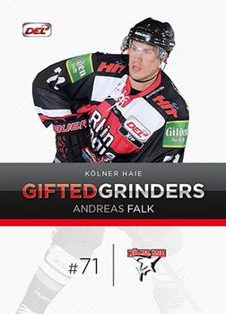 2014-15 Playercards Premium Serie 2 (DEL) - Gifted Grinders #DEL-GG05 Andreas Falk Front
