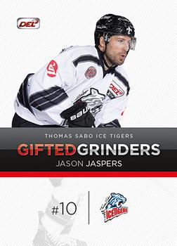 2014-15 Playercards Premium Serie 2 (DEL) - Gifted Grinders #DEL-GG09 Jason Jaspers Front