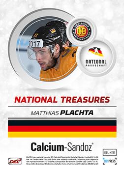 2014-15 Playercards Premium Serie 2 (DEL) - National Treasures #DEL-NT11 Matthias Plachta Back