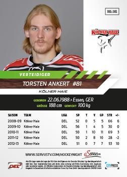 2013-14 Playercards Basic Serie (DEL) #DEL-265 Torsten Ankert Back