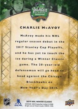 2019 Upper Deck Winter Classic #6 Charlie McAvoy Back