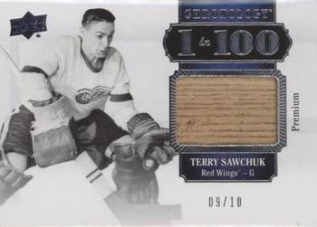 2018-19 Upper Deck Chronology - 1 in 100 #100-SA Terry Sawchuk Front