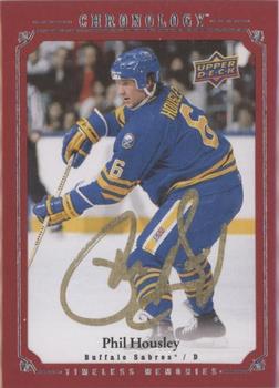 2018-19 Upper Deck Chronology - Canvas Autos Red #CA-PH Phil Housley Front