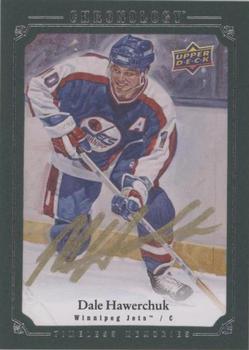 2018-19 Upper Deck Chronology - Canvas Masterpiece Autos Green #CMA-DH Dale Hawerchuk Front