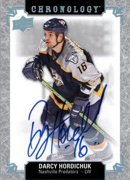 2018-19 Upper Deck Chronology - Franchise History Autographs #FH-NA-DH Darcy Hordichuk Front