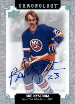 2018-19 Upper Deck Chronology - Franchise History Autographs #FH-NYI-BN Bob Nystrom Front
