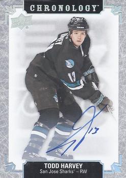 2018-19 Upper Deck Chronology - Franchise History Autographs #FH-SA-TH Todd Harvey Front
