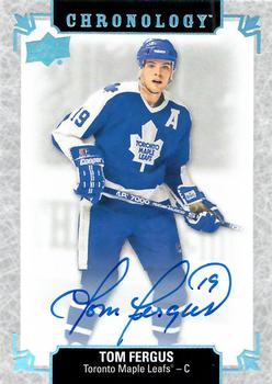 2018-19 Upper Deck Chronology - Franchise History Autographs #FH-TO-TF Tom Fergus Front