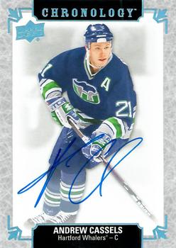 2018-19 Upper Deck Chronology - Franchise History Autographs #FH-HA-AC Andrew Cassels Front