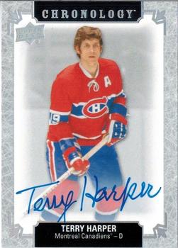 2018-19 Upper Deck Chronology - Franchise History Autographs #FH-MO-TH Terry Harper Front