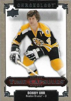2018-19 Upper Deck Chronology - Time Capsules Rip Cards #TC-9 Bobby Orr Front