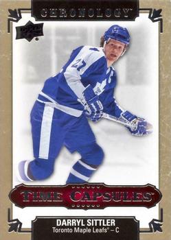 2018-19 Upper Deck Chronology - Time Capsules Rip Cards #TC-11 Darryl Sittler Front