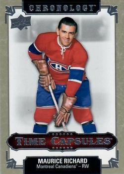 2018-19 Upper Deck Chronology - Time Capsules Rip Cards #TC-14 Maurice Richard Front