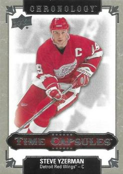 2018-19 Upper Deck Chronology - Time Capsules Rip Cards #TC-20 Steve Yzerman Front