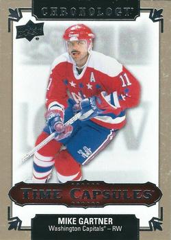 2018-19 Upper Deck Chronology - Time Capsules Rip Cards #TC-28 Mike Gartner Front