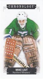 2018-19 Upper Deck Chronology - Time Capsules Canvas Mini Blank Back #M-184 Mike Liut Front
