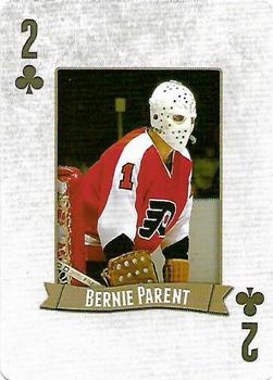 2014 Frameworth Hockey Legends Playing Cards #2♣ Bernie Parent Front