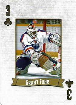2014 Frameworth Hockey Legends Playing Cards #3♣ Grant Fuhr Front