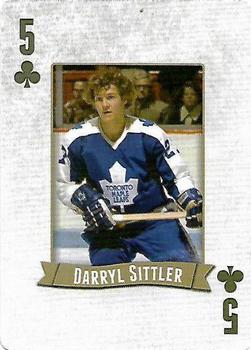 2014 Frameworth Hockey Legends Playing Cards #5♣ Darryl Sittler Front