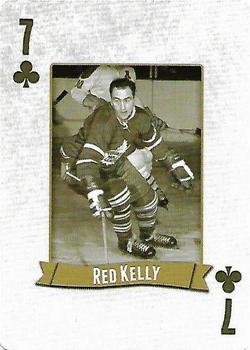 2014 Frameworth Hockey Legends Playing Cards #7♣ Red Kelly Front
