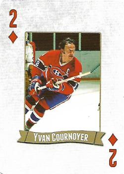 2014 Frameworth Hockey Legends Playing Cards #2♦ Yvan Cournoyer Front