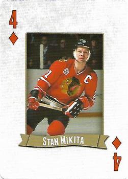2014 Frameworth Hockey Legends Playing Cards #4♦ Stan Mikita Front