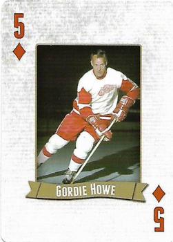 2014 Frameworth Hockey Legends Playing Cards #5♦ Gordie Howe Front