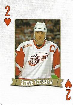 2014 Frameworth Hockey Legends Playing Cards #2♥ Steve Yzerman Front