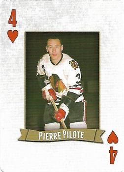 2014 Frameworth Hockey Legends Playing Cards #4♥ Pierre Pilote Front