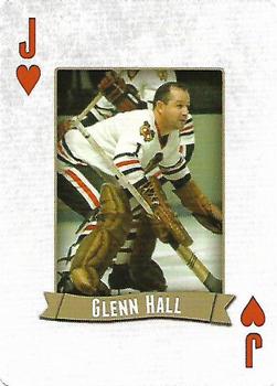 2014 Frameworth Hockey Legends Playing Cards #J♥ Glenn Hall Front