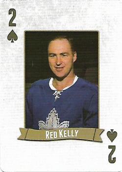 2014 Frameworth Hockey Legends Playing Cards #2♠ Red Kelly Front