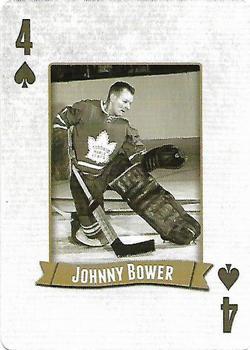 2014 Frameworth Hockey Legends Playing Cards #4♠ Johnny Bower Front