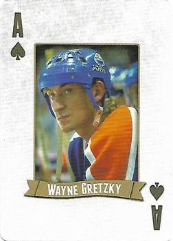 2014 Frameworth Hockey Legends Playing Cards #A♠ Wayne Gretzky Front