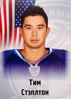 2012-13 Sereal KHL Stickers #208 Tim Stapleton Front