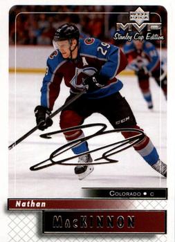 2019-20 Upper Deck MVP - Stanley Cup Edition 20th Anniversary Silver Script #12 Nathan MacKinnon Front