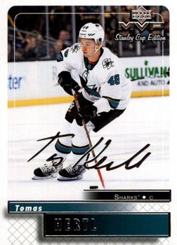 2019-20 Upper Deck MVP - Stanley Cup Edition 20th Anniversary Silver Script #56 Tomas Hertl Front