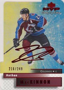 2019-20 Upper Deck MVP - Stanley Cup Edition 20th Anniversary Colors & Contours #12 Nathan MacKinnon Front