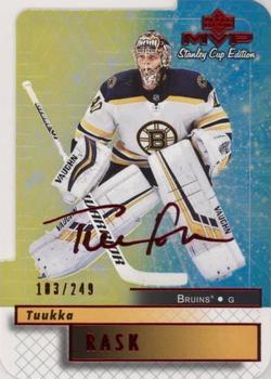 2019-20 Upper Deck MVP - Stanley Cup Edition 20th Anniversary Colors & Contours #28 Tuukka Rask Front