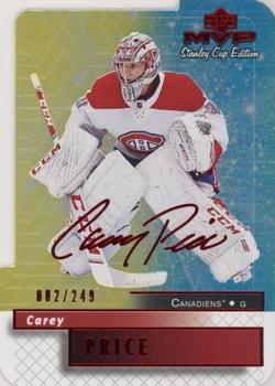 2019-20 Upper Deck MVP - Stanley Cup Edition 20th Anniversary Colors & Contours #92 Carey Price Front