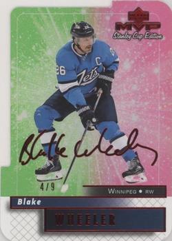 2019-20 Upper Deck MVP - Stanley Cup Edition 20th Anniversary Colors & Contours Purple #11 Blake Wheeler Front
