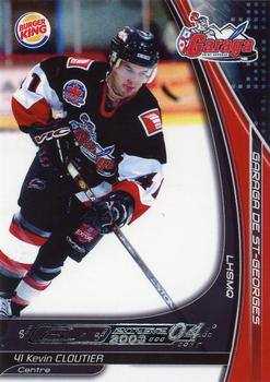 2003-04 Extreme St. Georges-de-Beauce Garaga (QSMHL) #NNO Kevin Cloutier Front