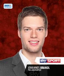 2016-17 Playercards Stickers (EBEL) #304 Johannes Brandl Front