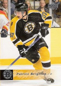 2006-07 Upper Deck Collectibles Diecast Cards #DC3 Patrice Bergeron Front