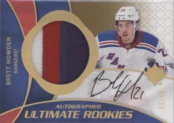 2018-19 Upper Deck Ultimate Collection - 2008-09 Retro Rookies Autographs Patch #RRPA-BH Brett Howden Front