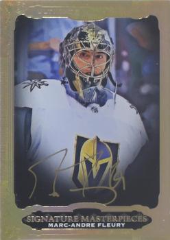 2018-19 Upper Deck Ultimate Collection - Signature Masterpieces #USM-MA Marc-Andre Fleury Front
