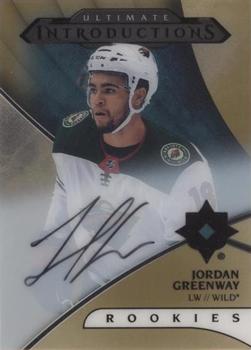 2018-19 Upper Deck Ultimate Collection - Ultimate Introductions Autographs #UI-22 Jordan Greenway Front