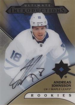 2018-19 Upper Deck Ultimate Collection - Ultimate Introductions Autographs #UI-28 Andreas Johnsson Front