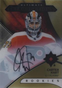 2018-19 Upper Deck Ultimate Collection - Ultimate Introductions Autographs #UI-42 Carter Hart Front